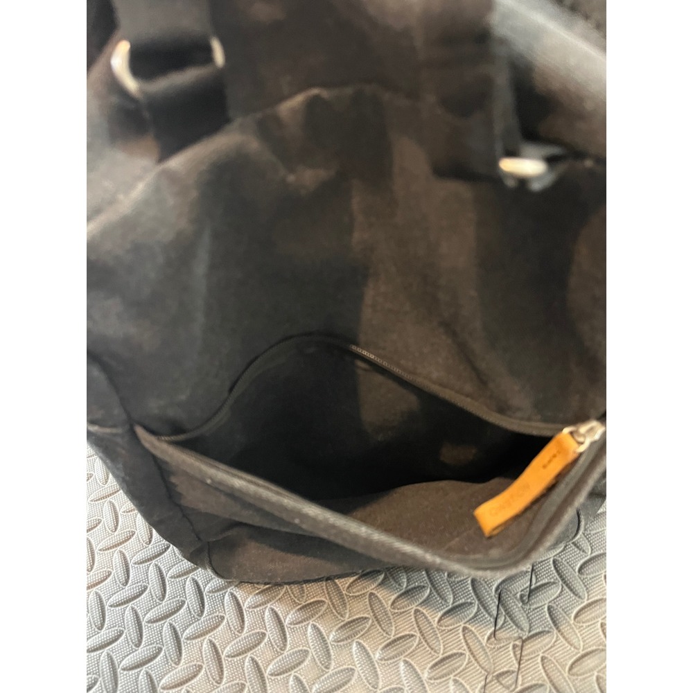 QWSTION Backpack Unisex O/S Black Canvas Convertible Tote Bag Zurich Design - Picture 4 of 11